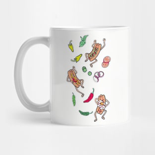 Hot dog party dudes Mug